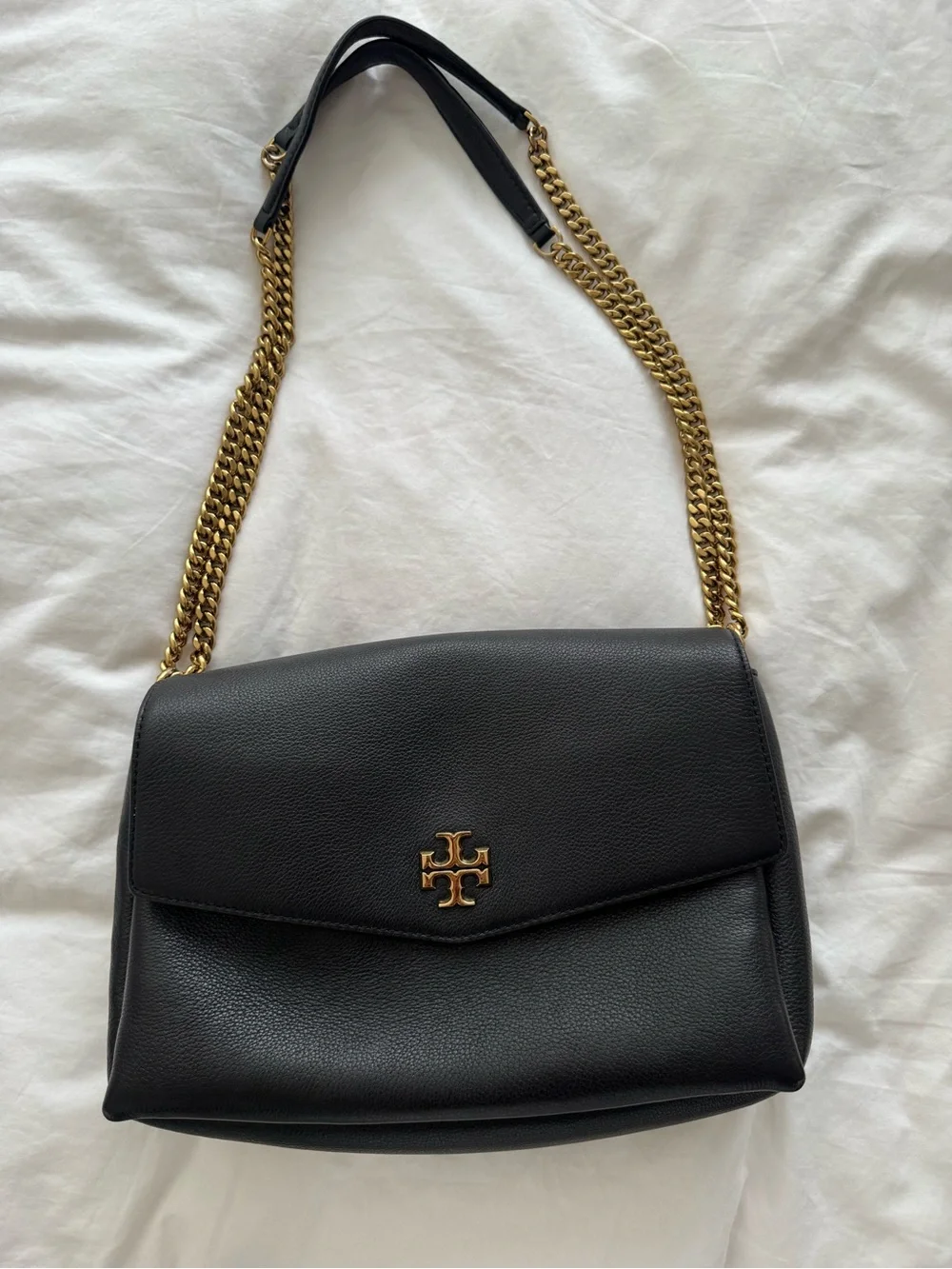 Tory Burch Kira Pebbled Leather Convertible Shoulder Bag